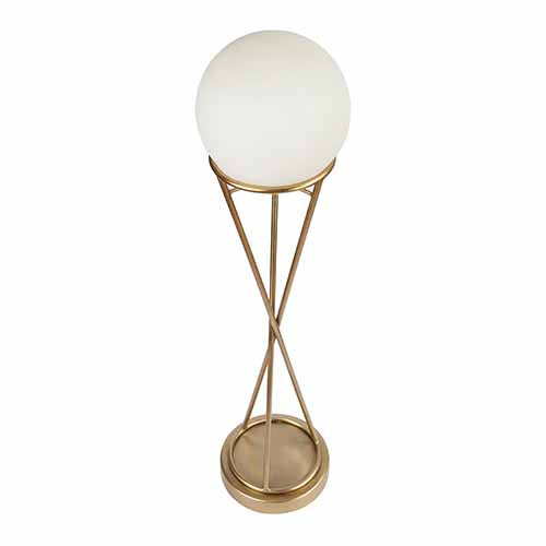 "Sybil's Orb" Gold Silver Table Lamp in Pewter Finish 73-224-51-2