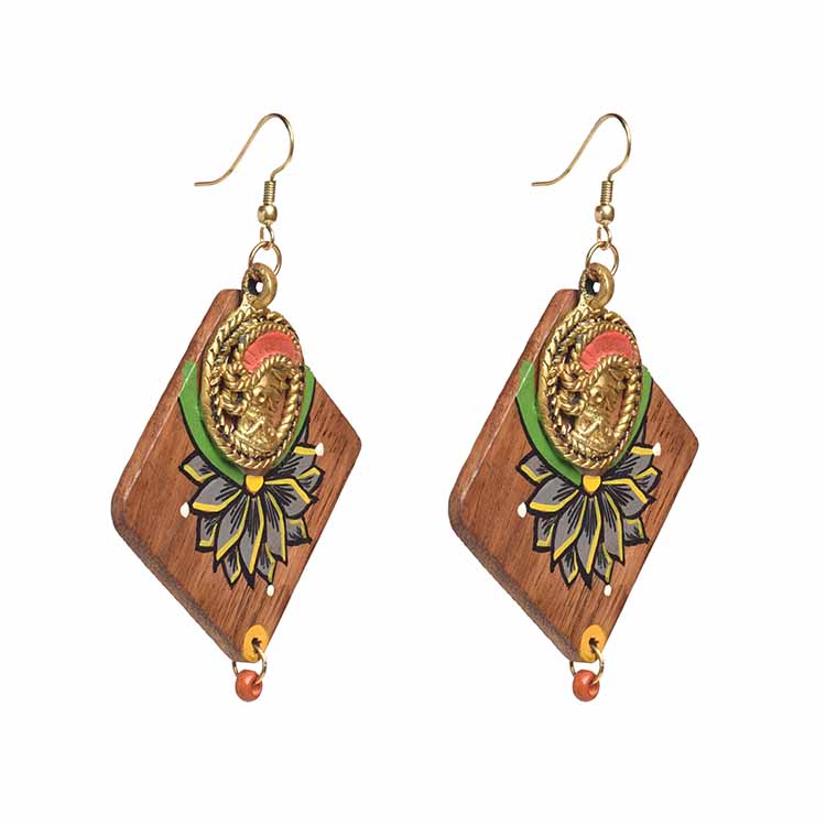 Butterfly-I' Handcrafted Tribal Wooden Earrings - Fashion & Lifestyle - 2