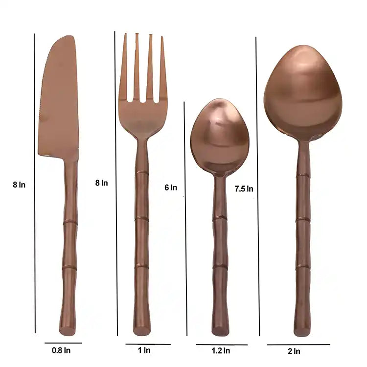 Bamboo Elegance Cutlery Set of 24 80-001-21 (24)