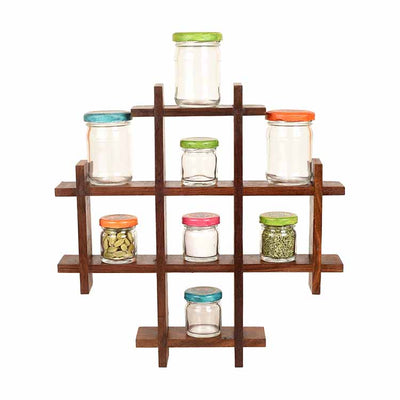 Spices Organizer For Wall Set of 8 (13x2x13") - Dining & Kitchen - 3