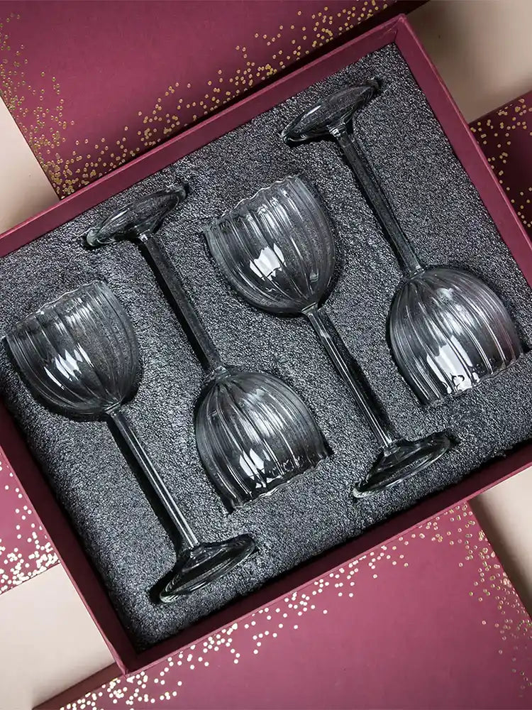 Rose Glass Gift Box (Set of 4) - Dining & Kitchen - 3