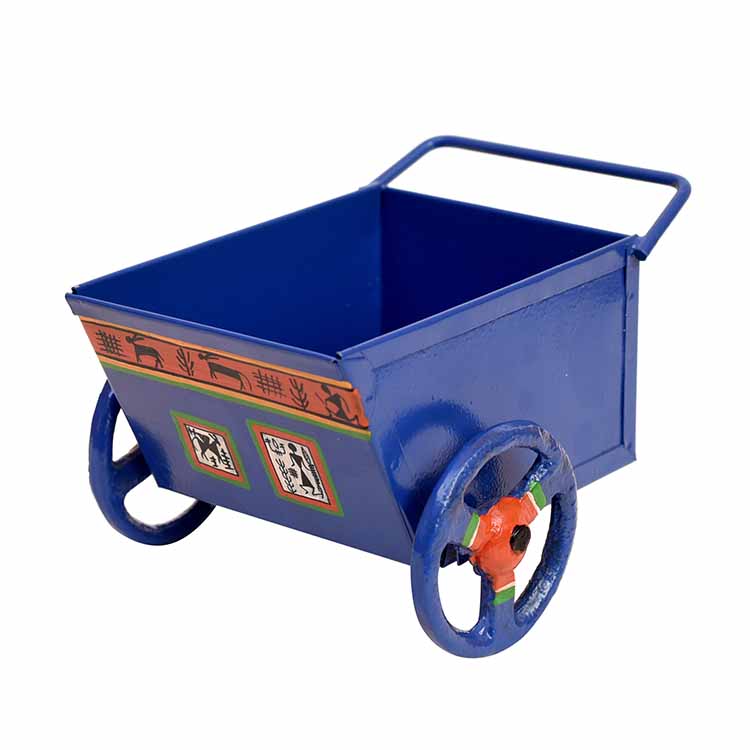 Funky Snacks Serving Food Cart in Blue Color (6x4.4x4") - Dining & Kitchen - 2