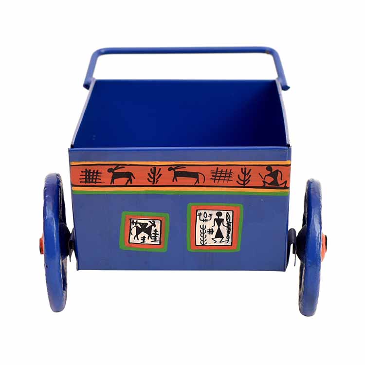 Funky Snacks Serving Food Cart in Blue Color (6x4.4x4") - Dining & Kitchen - 3