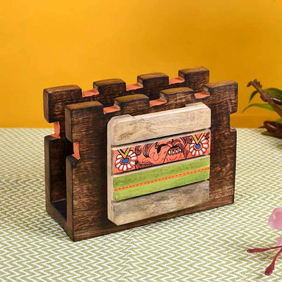 Magazine Holder Handcrafted Wooden (7x3x5") - Storage & Utilities - 2