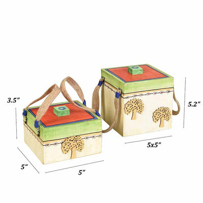 The Tree of Life Handcrafted Utility Storage Boxes - Storage & Utilities - 5