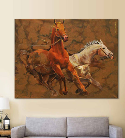 Tale of Two Horses - Wall Decor - 1