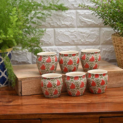 The Spring Euphoria Handmade Kulhad Cups - Dining & Kitchen - 1
