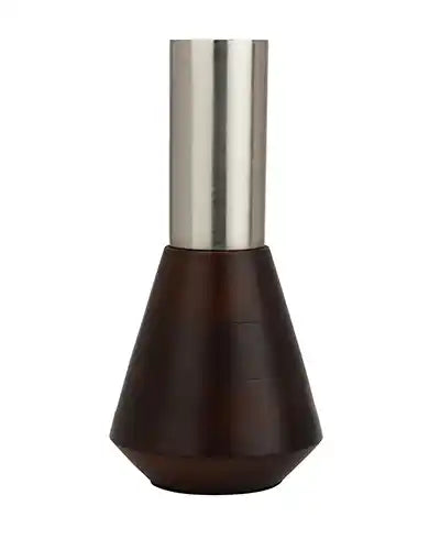 Pewter/Hm Wood Aluminium Deidra Table Vase- 52-346-25-1
