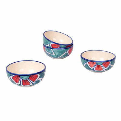 Flowers of Ecstasy Sweet Bowls, Arctic - Set of 4 - Dining & Kitchen - 3