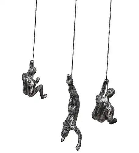 Hanging Men With Chain Wall Art Set of 3