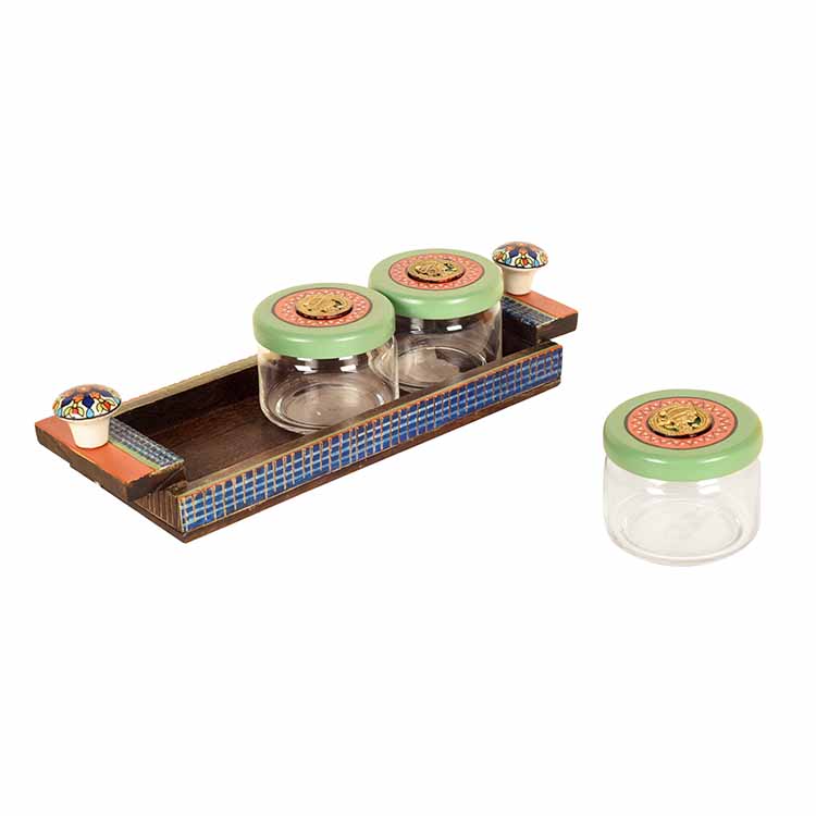 Minty Green Storage Jars - Set of 4 - Dining & Kitchen - 4
