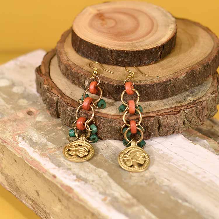 The Sun Queen Handcrafted Earrings - Fashion & Lifestyle - 1