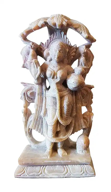 Srimati Radha White Stone Statue S-99-49