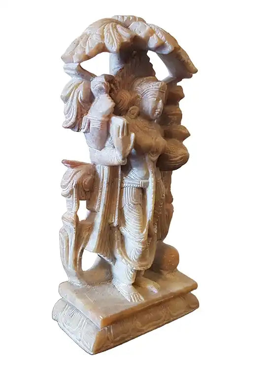 Srimati Radha White Stone Statue S-99-49