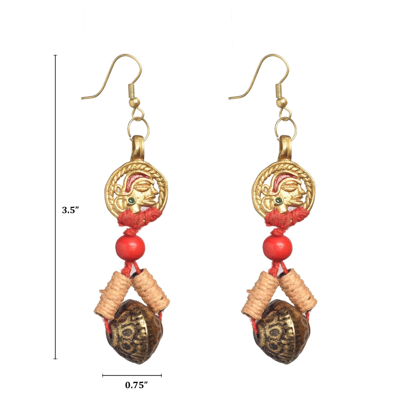 The Queen Noble Handcrafted Tribal Earrings - Fashion & Lifestyle - 3
