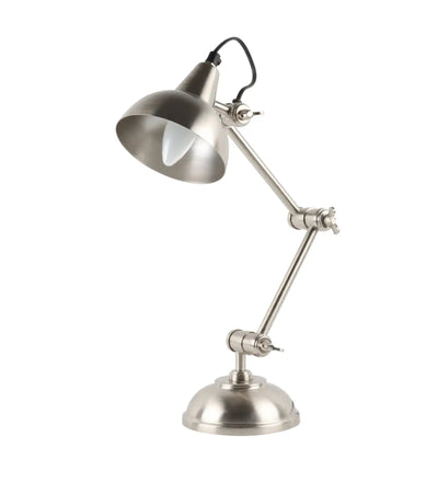 Silver Adjustable Iron Study Lamp-48-825-42-1
