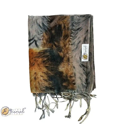 Mix Animal Fur Printed Stole - Lifestyle Accessories - 3