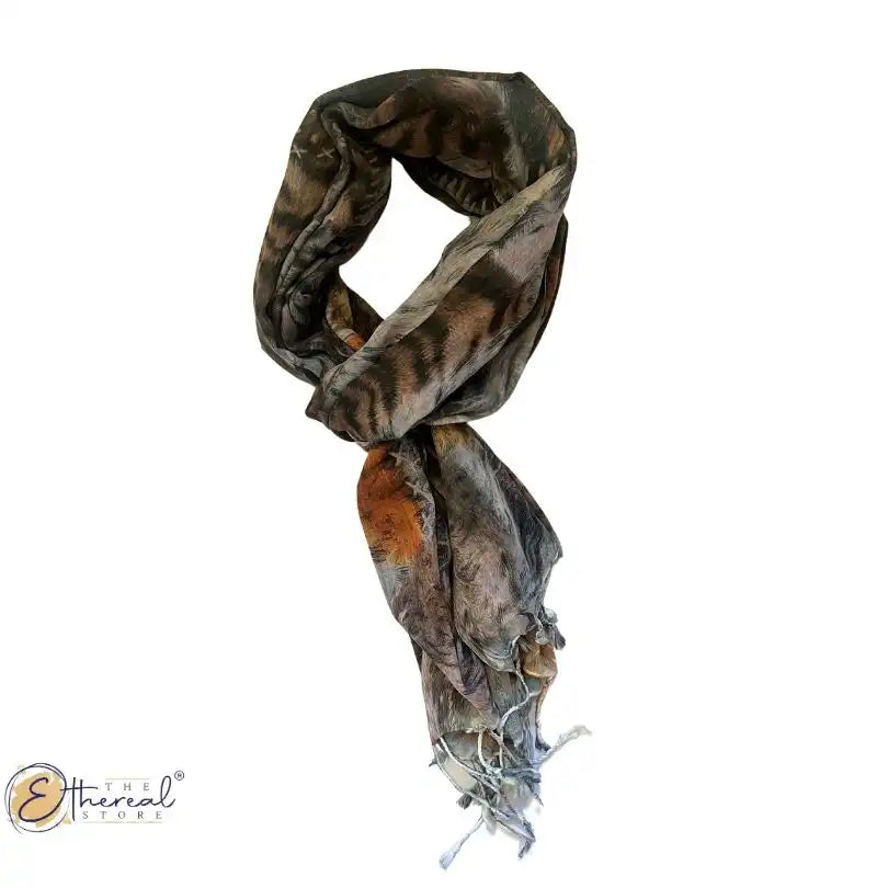 Mix Animal Fur Printed Stole - Lifestyle Accessories - 5
