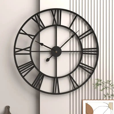 Black Cross Wall Clock