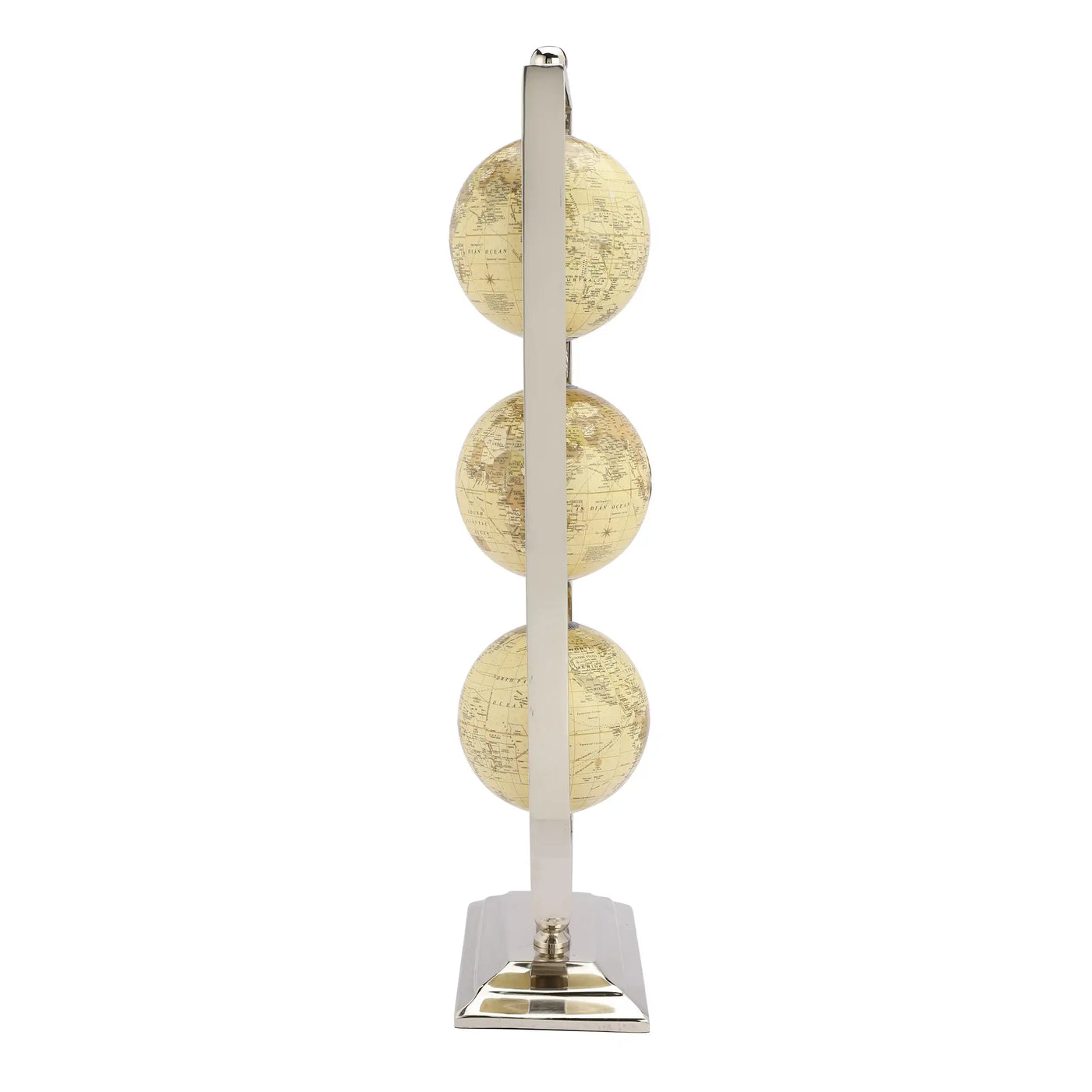 Vertical Triple Cream Globe Stand-44-379-21-4-C