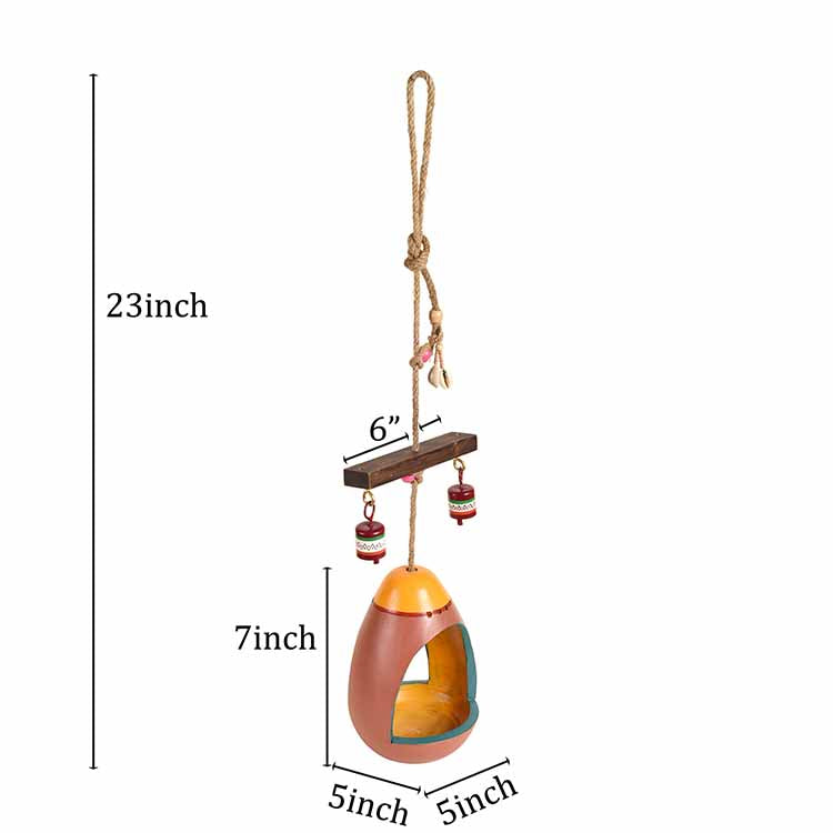 Colourful Hanging Bird Feeder (5x5x23") - Accessories - 5
