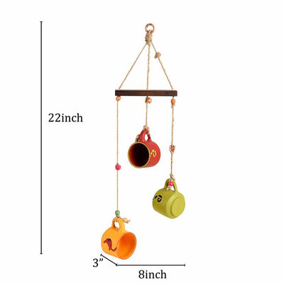 Hanging Kullads Windchime (8x3x22") - Accessories - 4