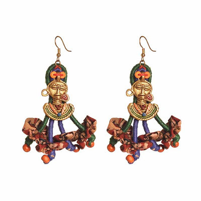 The Charm of Empress Handcrafted Tribal Dhokra Earrings - Fashion & Lifestyle - 4