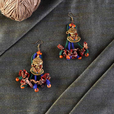 The Charm of Empress Handcrafted Tribal Dhokra Earrings - Fashion & Lifestyle - 1