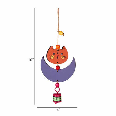 Cute Kitty Wind Chime (10x4") - Accessories - 3