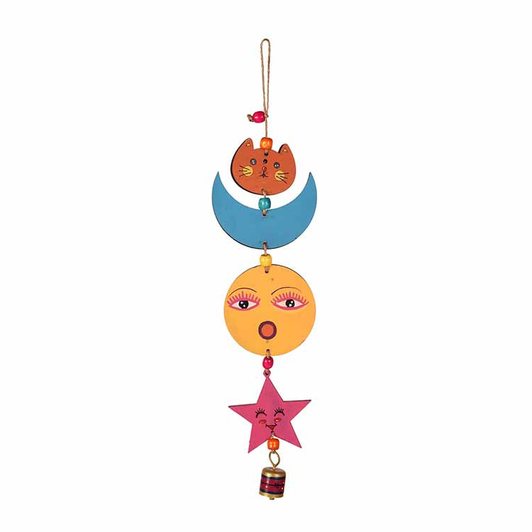 Sunny Kitty Wind Chime (17x4") - Accessories - 2