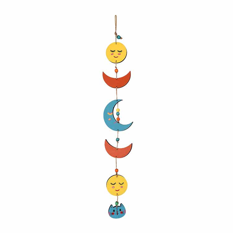 Celestial Kitty Wind Chime (29x4.5") - Accessories - 2