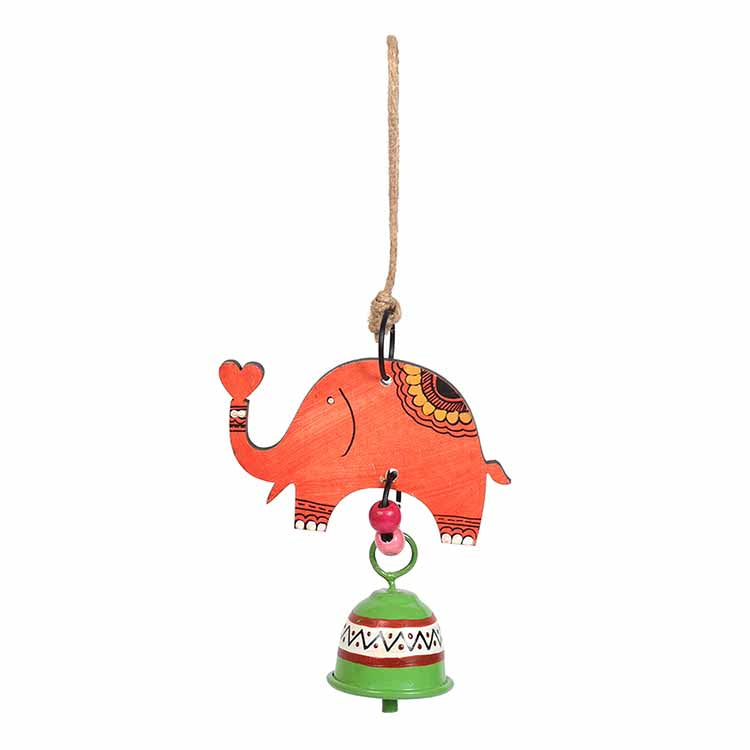 Elephant Wind Chimes with Metal Bell for Outdoor Hanging - Accessories - 2