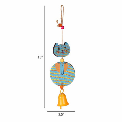Hello Kitty Wind Chime in Azure (13x3.5") - Accessories - 3