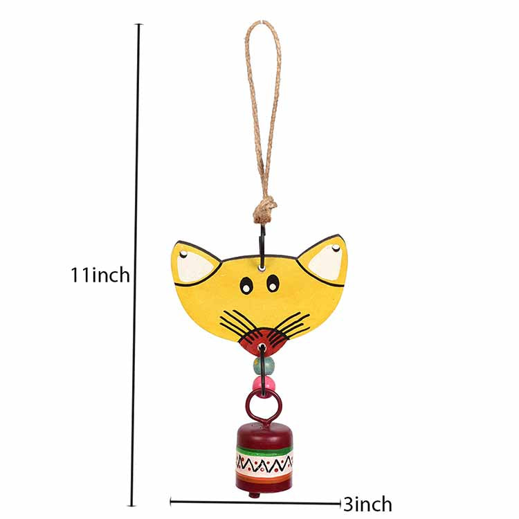 Handpainted Wind Chimes for Outdoor Hanging (Cat) - Accessories - 3