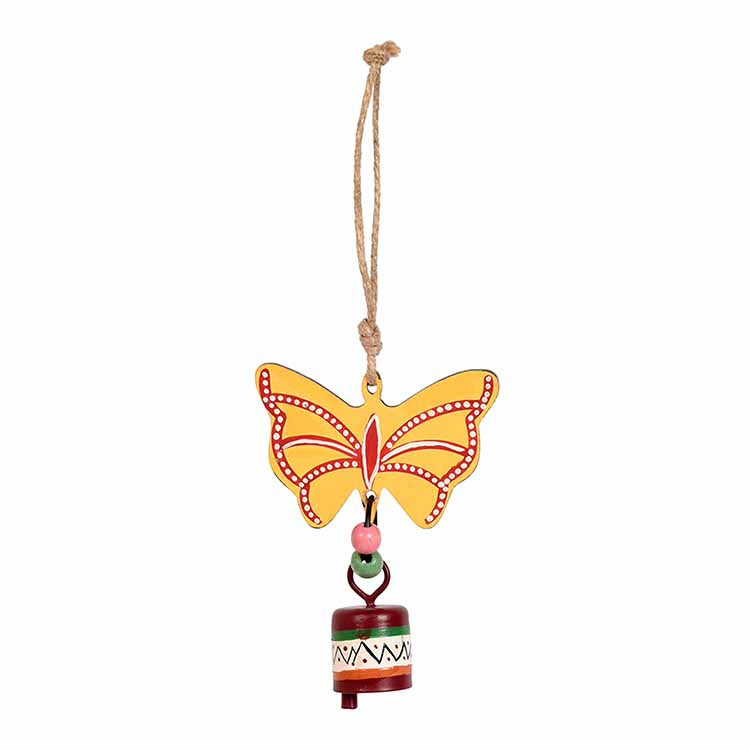 Yellow Butterfly Wind Chimes for Home Decor - Accessories - 2