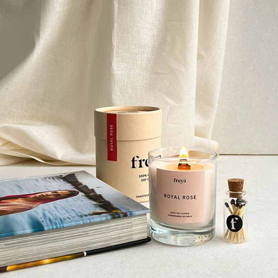 Royal Rose Glass Jar Candle - Decor & Living - 2