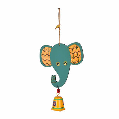 Happy Elephant Wind Chime (15x7") - Accessories - 2