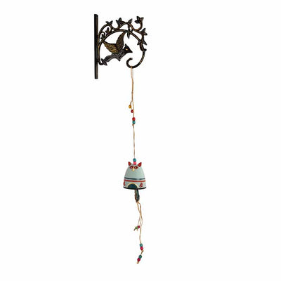 Kitty-Kat I Terracotta Hanging Door Bell with Metal Stand - Accessories - 3