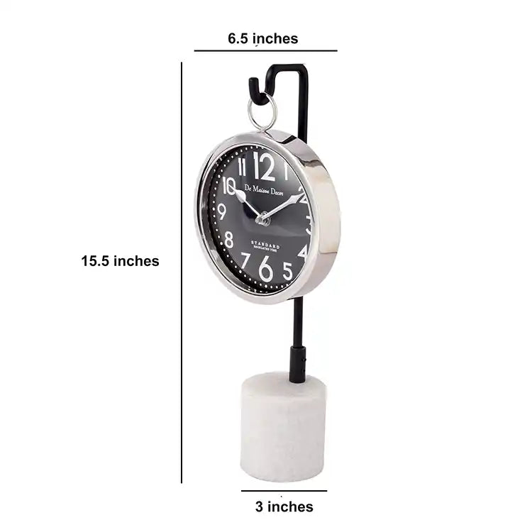 Suspended Marble Time Keeper Table Clock 62-083-39