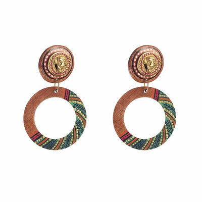 Life's Circle Handcrafted Earrings (Green) - Fashion & Lifestyle - 3