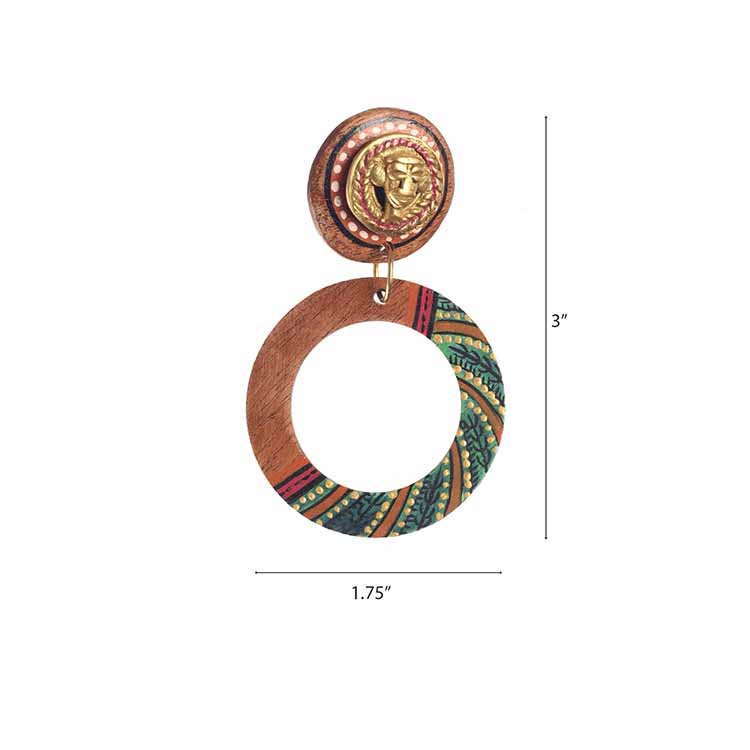 Life's Circle Handcrafted Earrings (Green) - Fashion & Lifestyle - 4