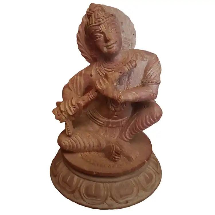 Stone Sculpture Krishna with Flute S-Stone-305