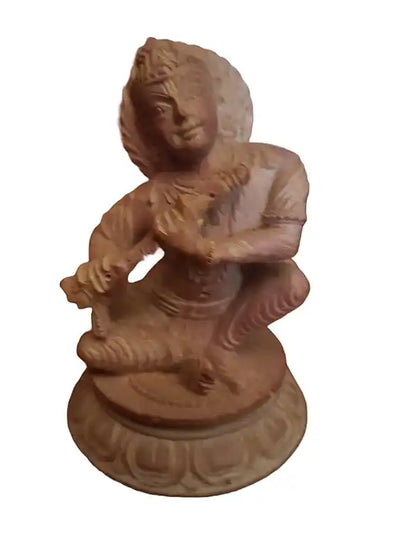 Stone Sculpture Krishna with Flute S-Stone-305