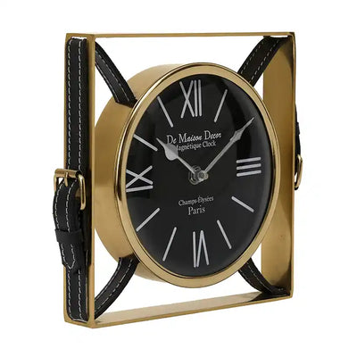 Timeless Straps Table Clock 61-059-20