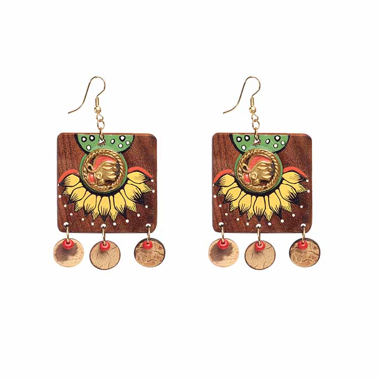 Butterfly-X' Handcrafted Tribal Wooden Earrings - Fashion & Lifestyle - 4