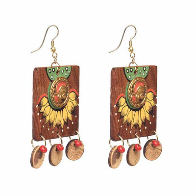 Butterfly-X' Handcrafted Tribal Wooden Earrings - Fashion & Lifestyle - 2