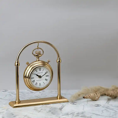 Archway Timepiece Gold Table Clock 60-076-28-2
