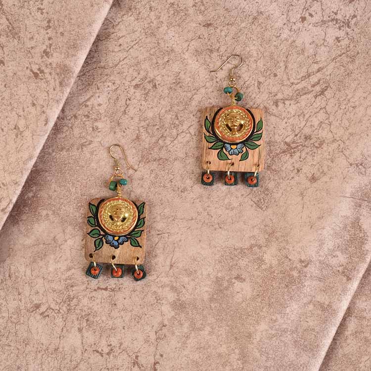 Butterfly-XI' Handcrafted Tribal Wooden Earrings - Fashion & Lifestyle - 1