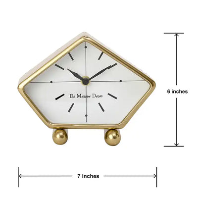 Penta Time Gold Table Clock 61-820-18-2