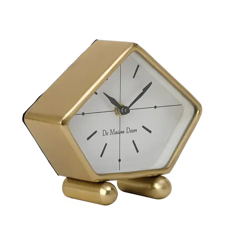 Penta Time Gold Table Clock 61-820-18-2